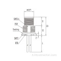 Connettore impermeabile alla testa maschile M12 a 8 core